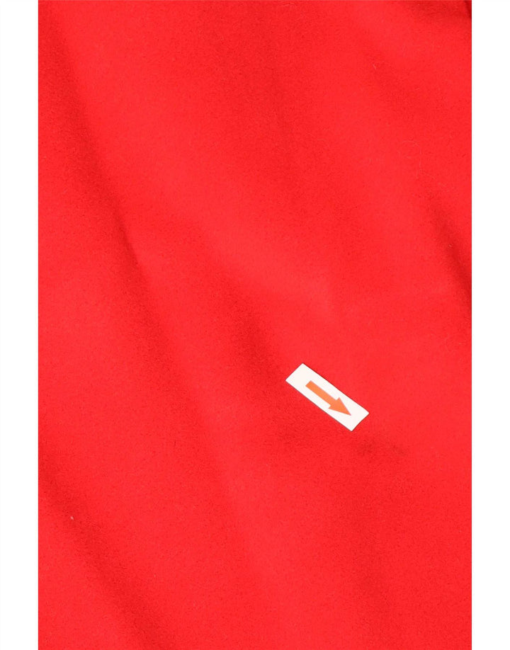 Vintage Womens Oversized Overcoat IT 44 Medium Red Wool