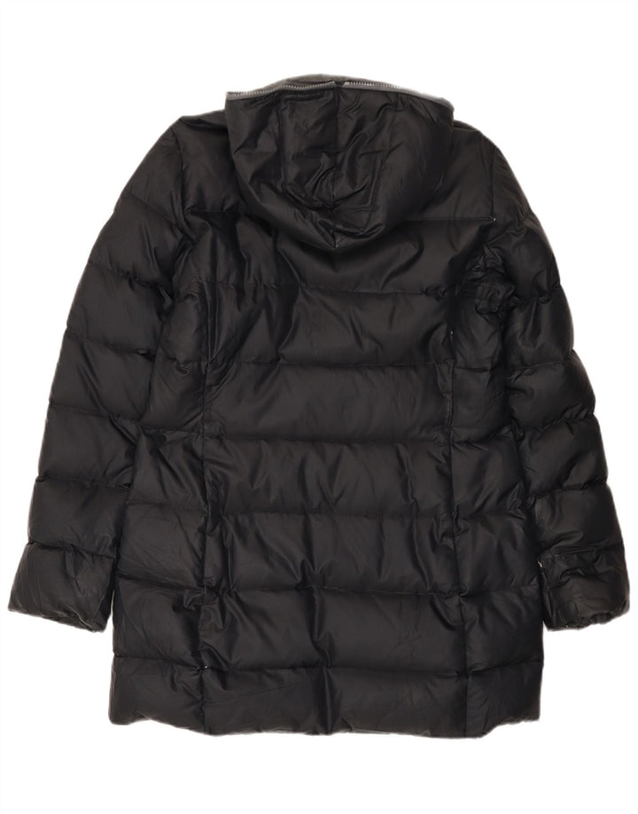 CHAMPION Womens Hooded Padded Coat UK 16 Large Black