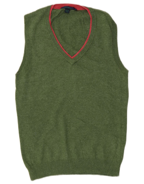Boden Damen-Weste-Tanktop UK 12 aus mittelgrüner Baumwolle