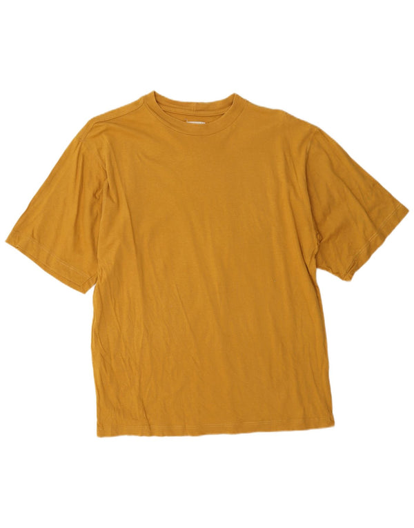 Think Pink T-Shirt Homme Haut Large Jaune