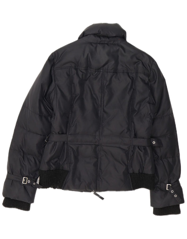 Trussardi Polstret Damejakke IT 42 Medium Sort Polyamid