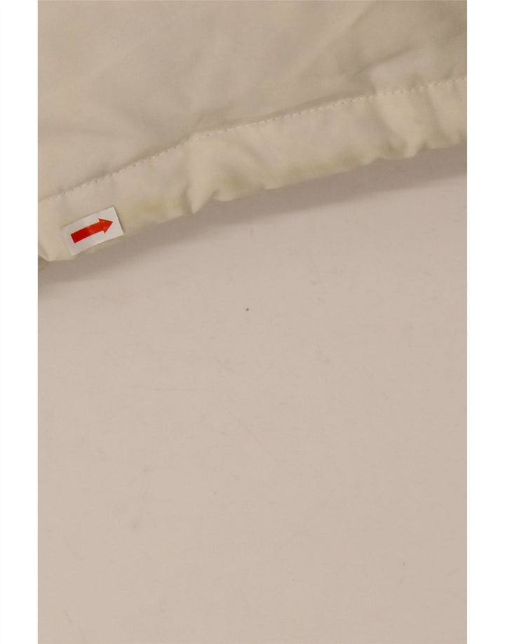 Invicta Mens Hooded Loose Fit Padded Jacket UK 36 Small White Polyester