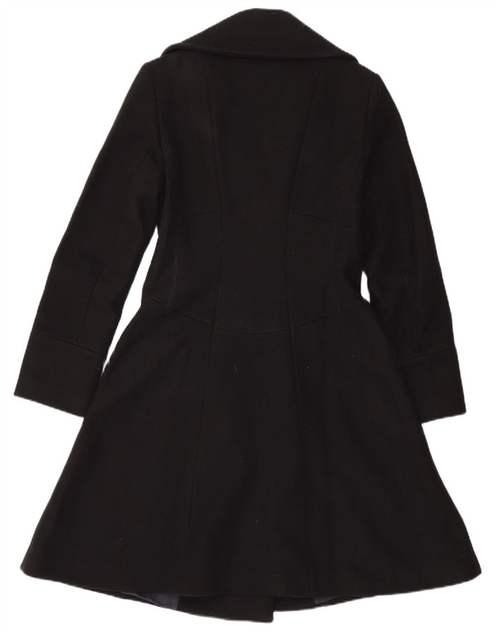 Reiss Dame Overfrakke UK 10 Lille Sort Uld