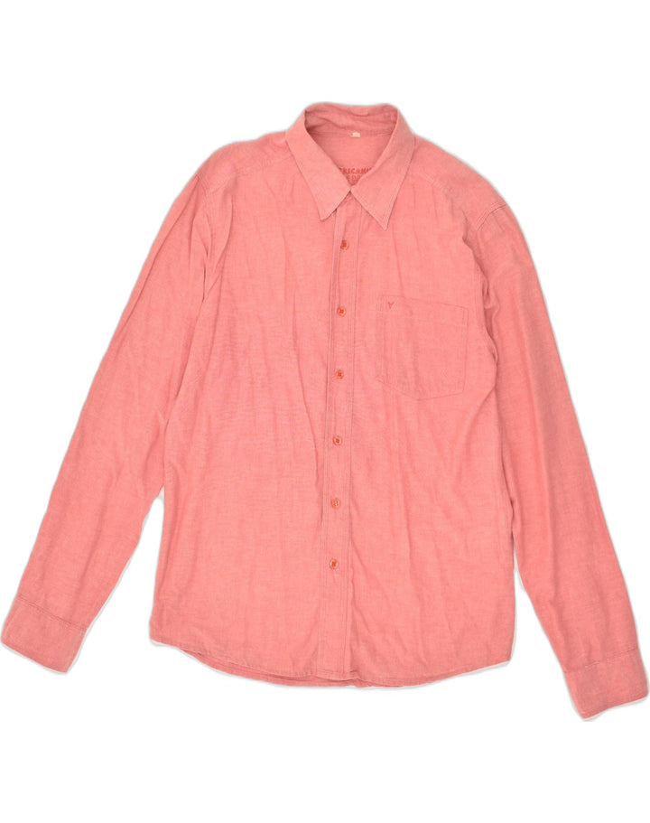 AMERICANINO Mens Shirt Small Pink Cotton | Vintage Americanino | Thrift | Second-Hand Americanino | Used Clothing | Messina Hembry 