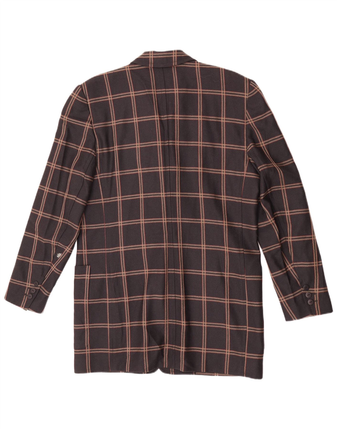Laurel Womens Longline 3-knaps blazerjakke EU 40 Medium Brown Plaid