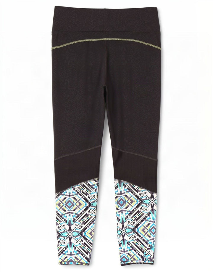 Marks & Spencer Leggings Femme UK 46 Large Noir Géométrique Polyester