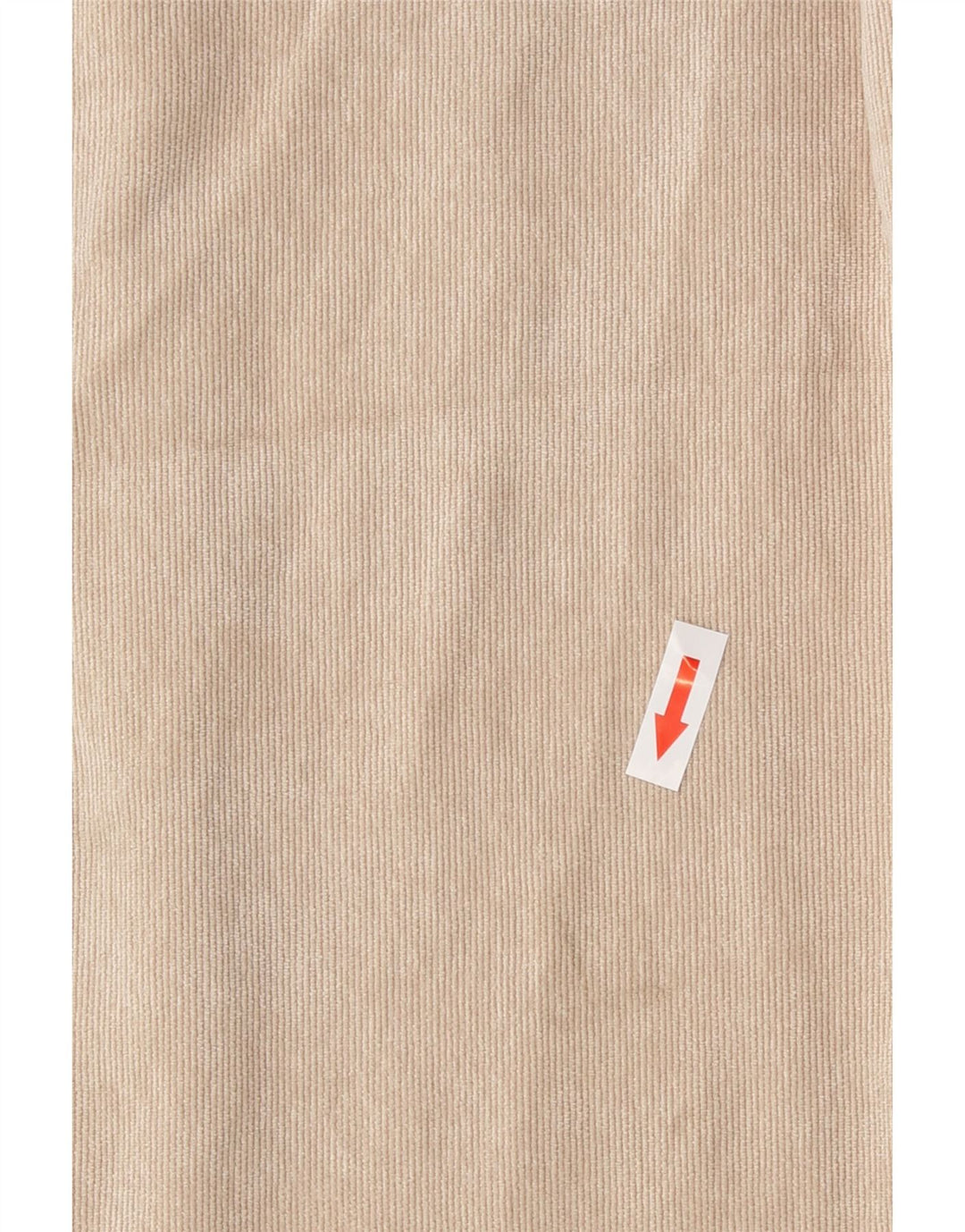 Zara Womens Oversized Corduroy Shirt UK 6 XS Beige Polyester