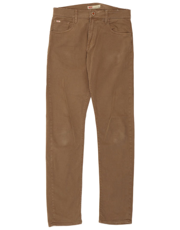 Rifle Damen Slim Jeans W32 L34 Beige Baumwolle