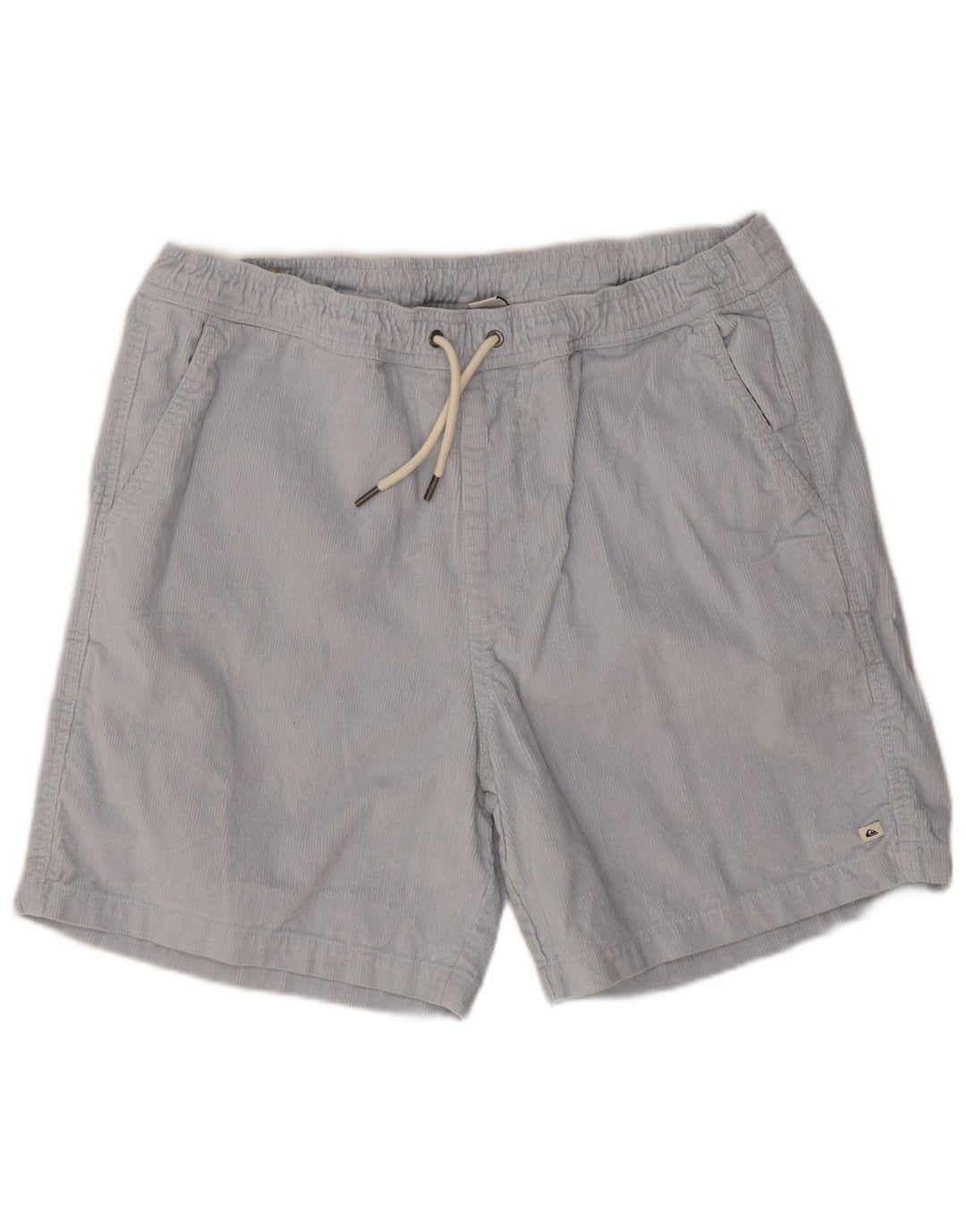 Quiksilver Herren-Cord-Shorts, Größe M, W32, Blau, Baumwolle