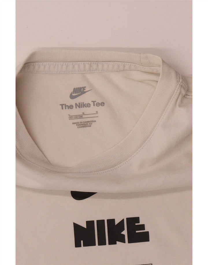 Nike Boys Grafisk T-Shirt Top 12-13 år Stor Hvid