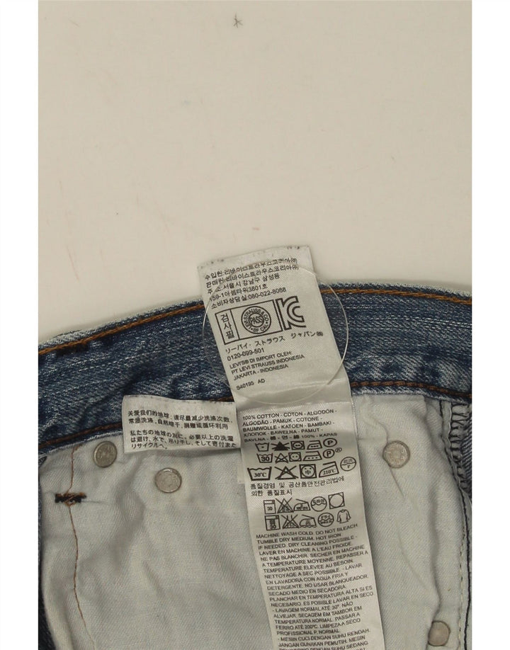 LEVI'S Straight jeans til mænd W32 L26 blå bomuld
