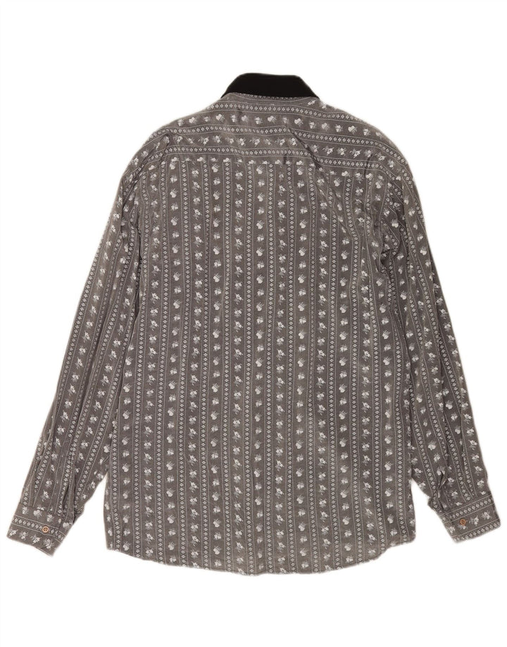 Mac Chemise Homme Grand Gris Floral