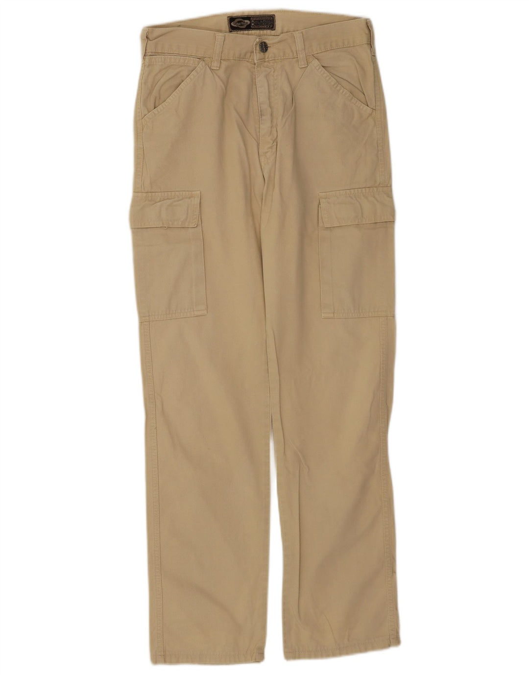 Take Two Mens Straight Cargo Trousers W28 L30 Beige