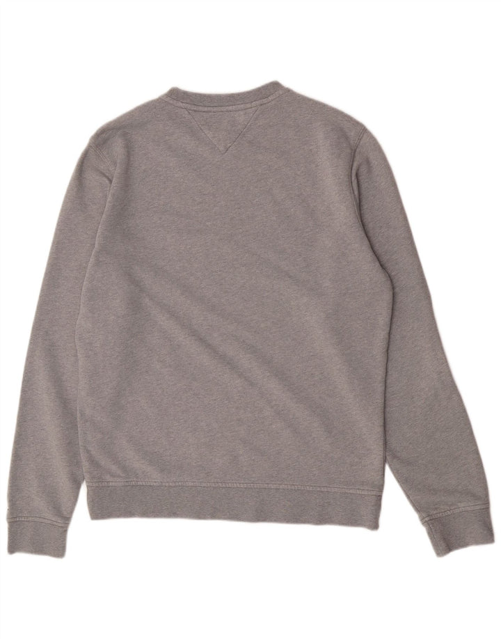 Tommy Hilfiger Herren-Sweatshirt mit Grafik, XL, graue Baumwolle