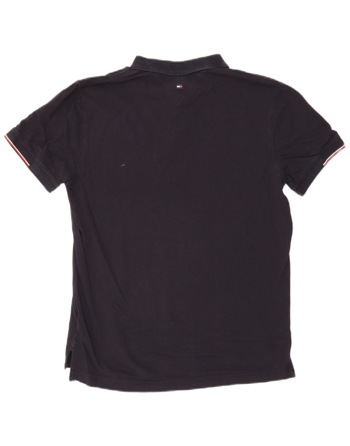 Tommy Hilfiger Herre Regular Fit Polo Shirt Medium Navy Blue Bomuld