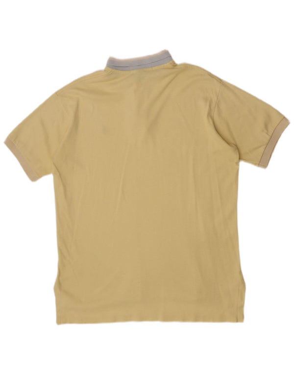 Polo Ralph Lauren Mens Shirt Large Yellow Colourblock Cotton