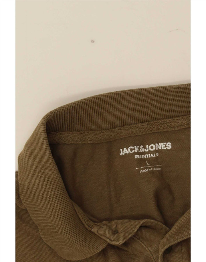 Jack & Jones Herren-Poloshirt, groß, Khaki
