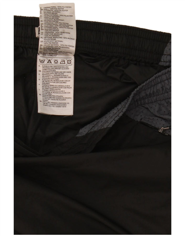 Pantaloni impermeabili Adidas Supernova da uomo, grandi, in poliestere color block nero