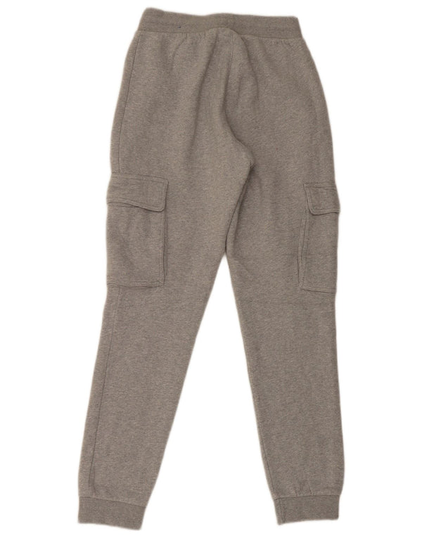 Adidas Pantalon de survêtement cargo pour homme en coton moucheté Gris Taille S