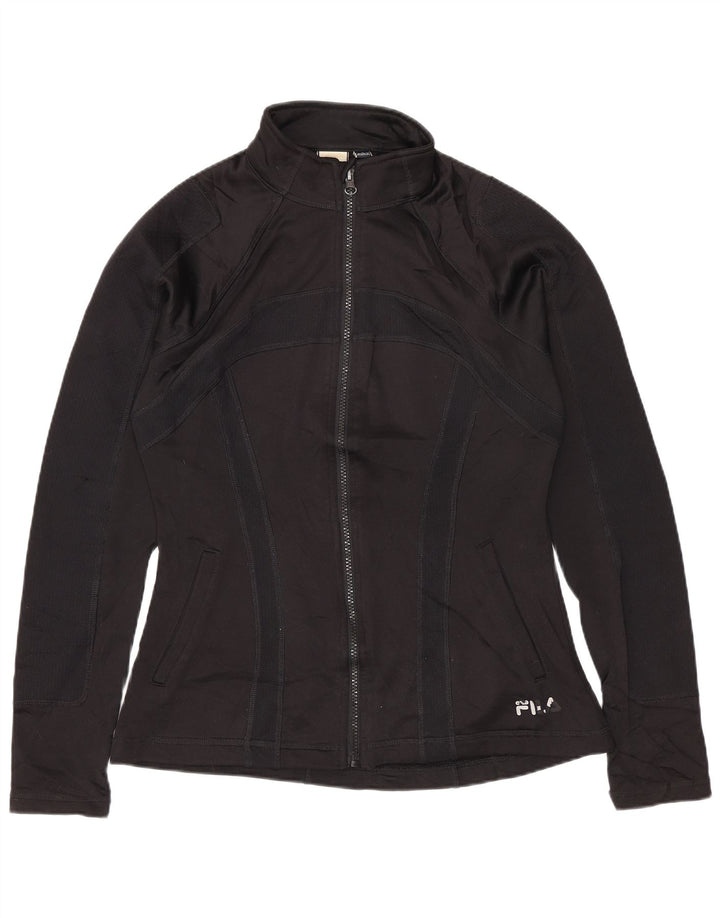 Γυναικεία φόρμα FILA Top Jacket UK 10 Small Black Polyester