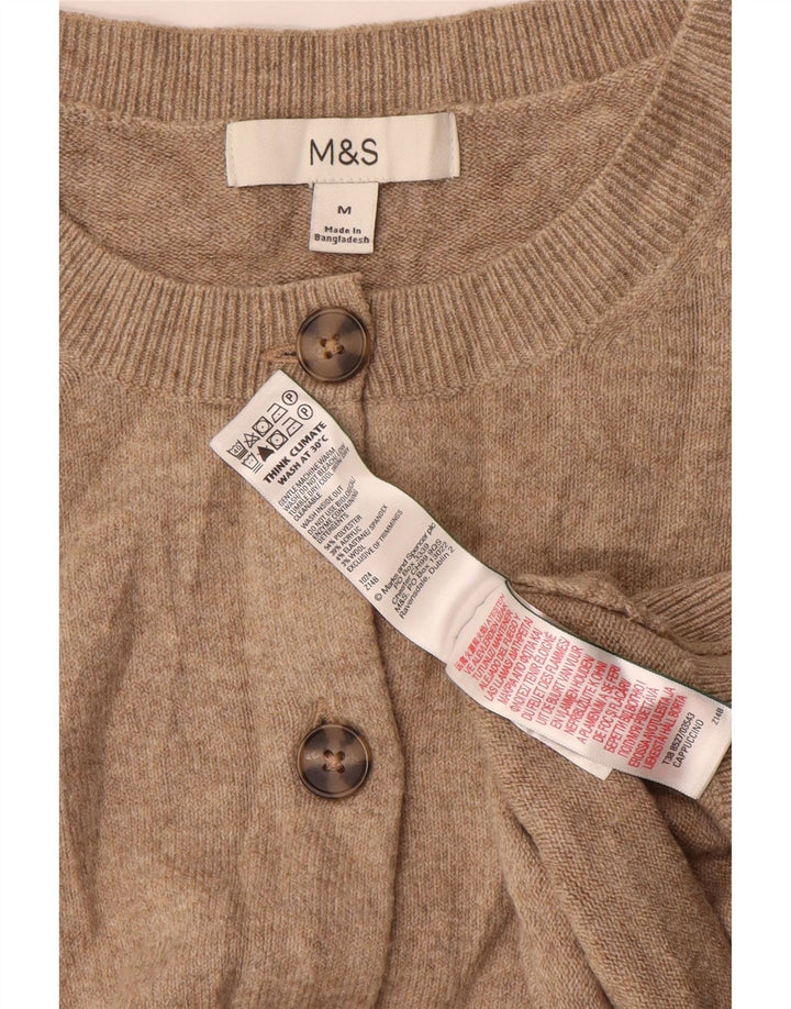 Marks & Spencer Dame oversized cardigan sweater UK 14 Medium Beige