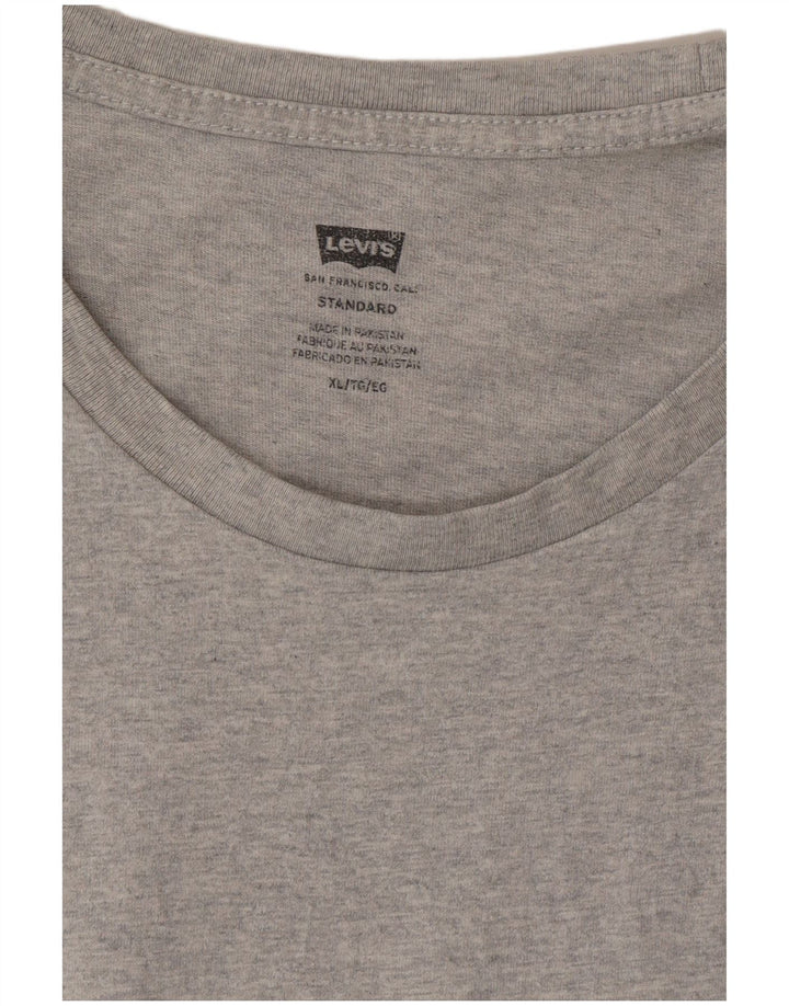 Levi's Mens Standard T-Shirt Top XL Grey