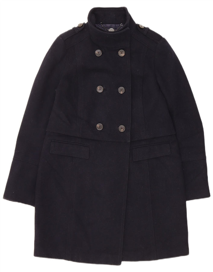 Marks & Spencer Γυναικείο παλτό με διπλό στήθος UK 12 Medium Navy Blue