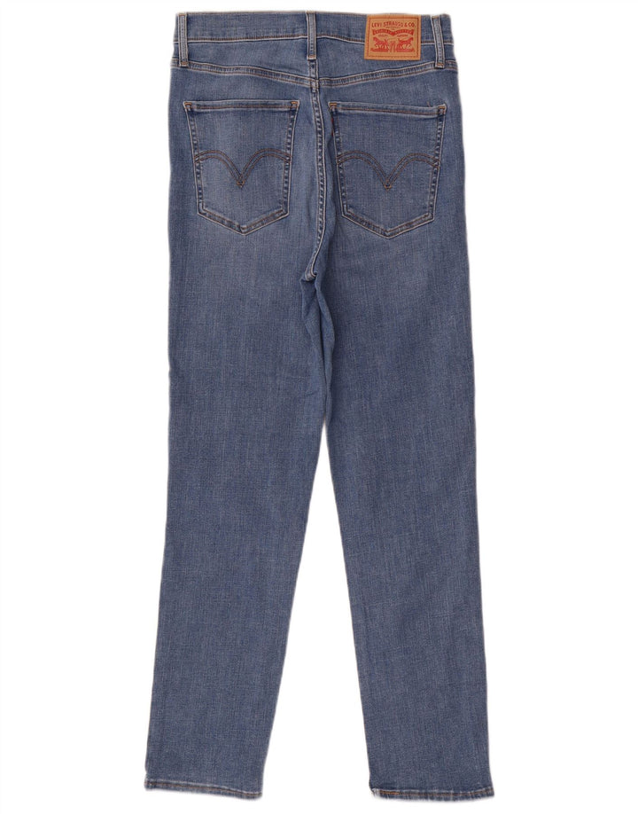 Levi's Womens Mile High Slim Jeans W29 L27 Blue Cotton
