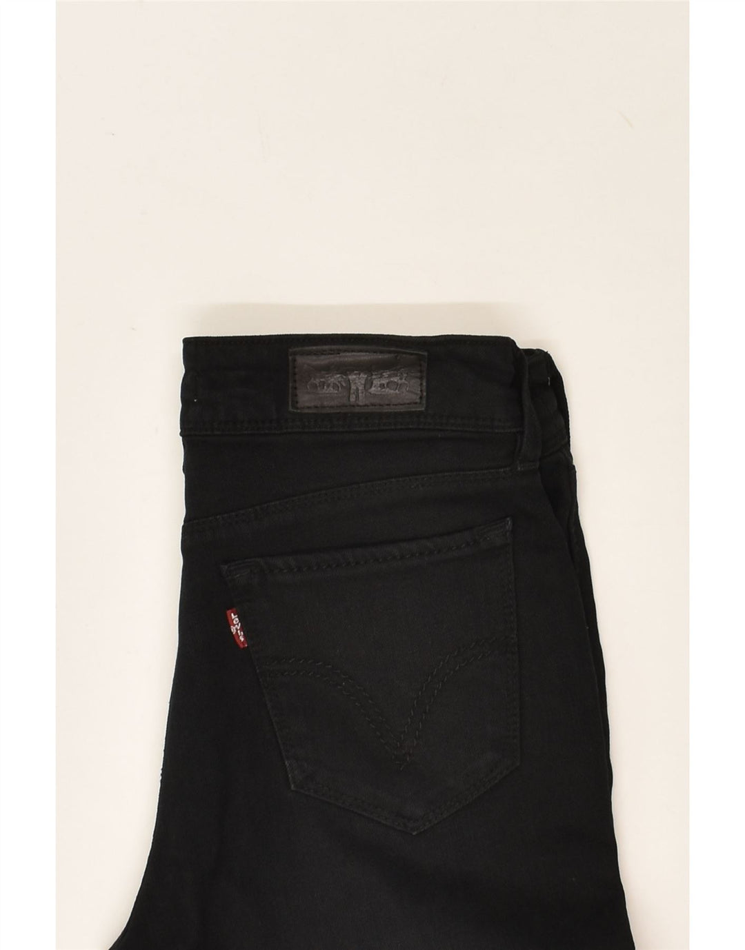 LEVI'S Womens 471 Slim Jeans W29 L30 Black Cotton Vintage Levi's and Second-Hand Levi's from Messina Hembry 