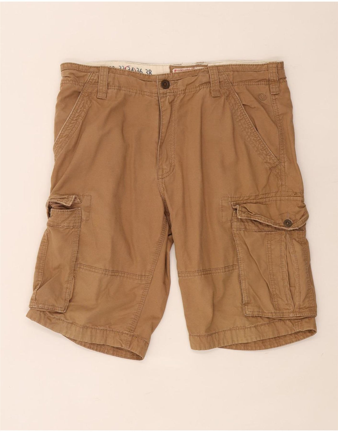 Fat Face Short Cargo Homme W34 Large Marron Coton