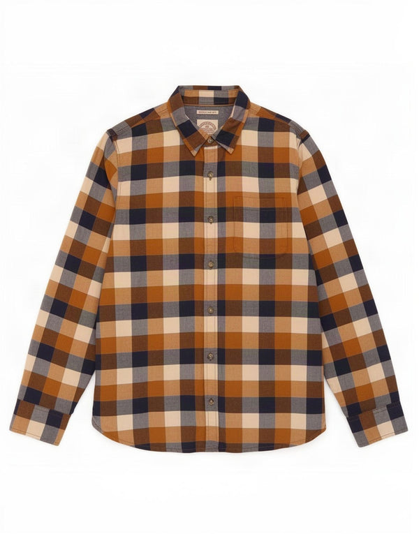Camisa de corte estándar de hombre de Fat Face de algodón a cuadros multicolor