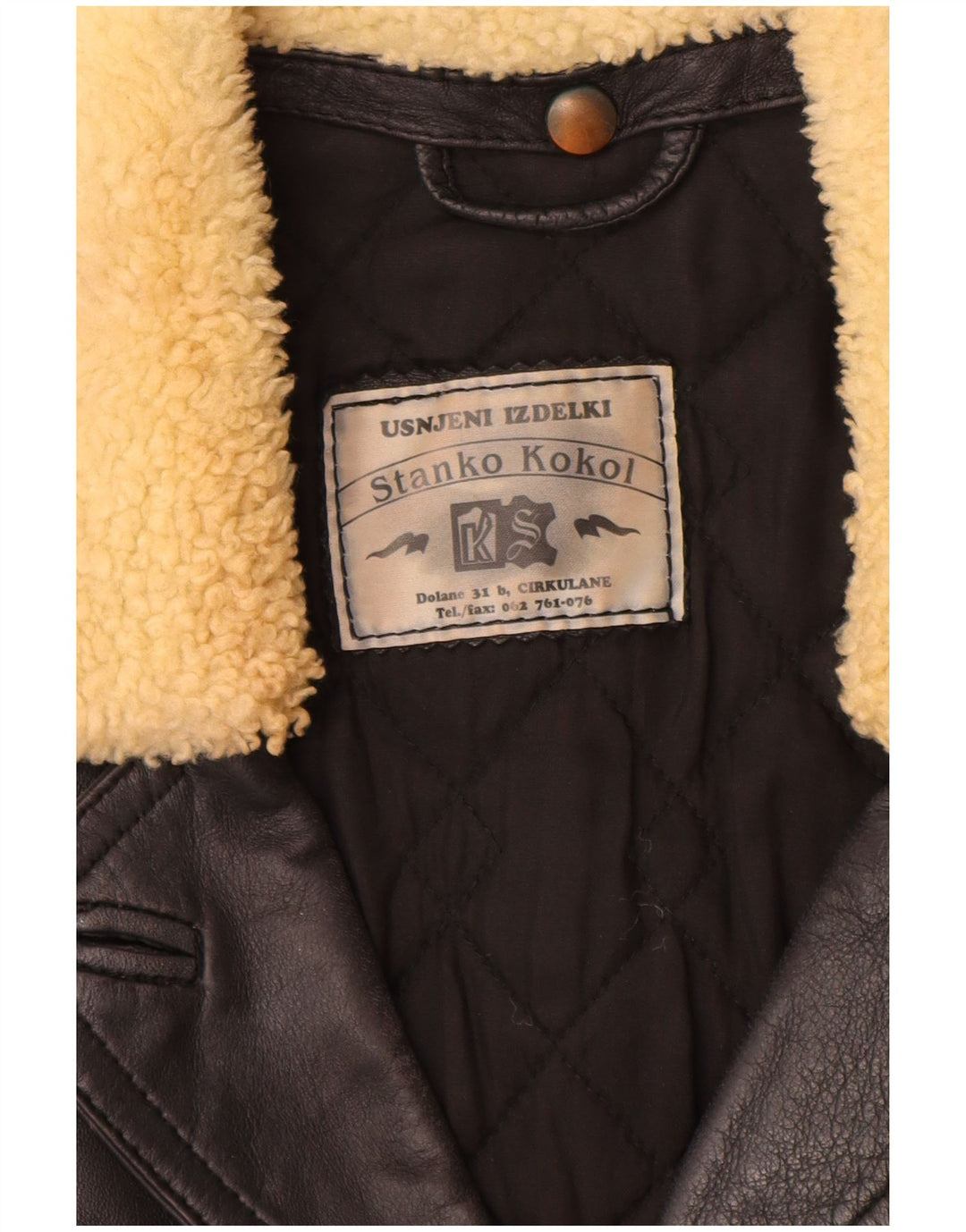 Vintage Womens Overcoat UK 10 Small Black