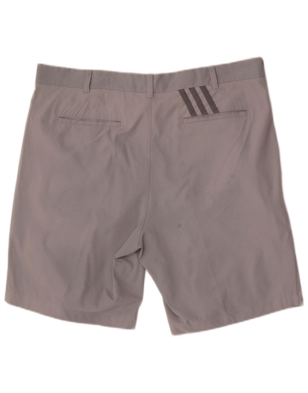 Adidas Mens Chino Shorts W38 XL Grey Polyester