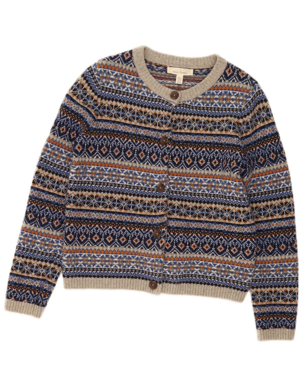 Seasalt Cornwall Dame Cardigan Sweater UK 14 Stor Flerfarvet