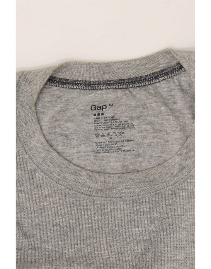 Gap Haut Graphique Manches Longues Homme Gris Moyen Coton