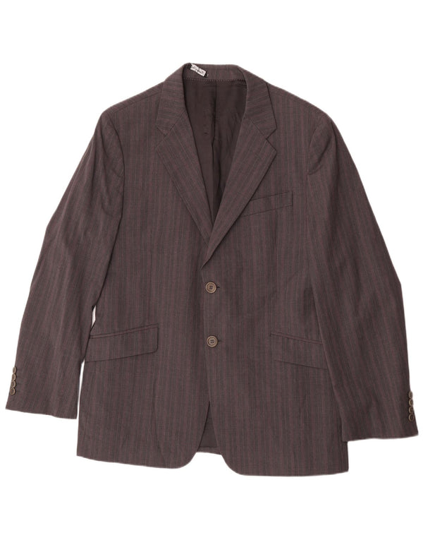 Paul Smith Herren 2-Knopf-Blazerjacke UK 42 XL Grau gestreift
