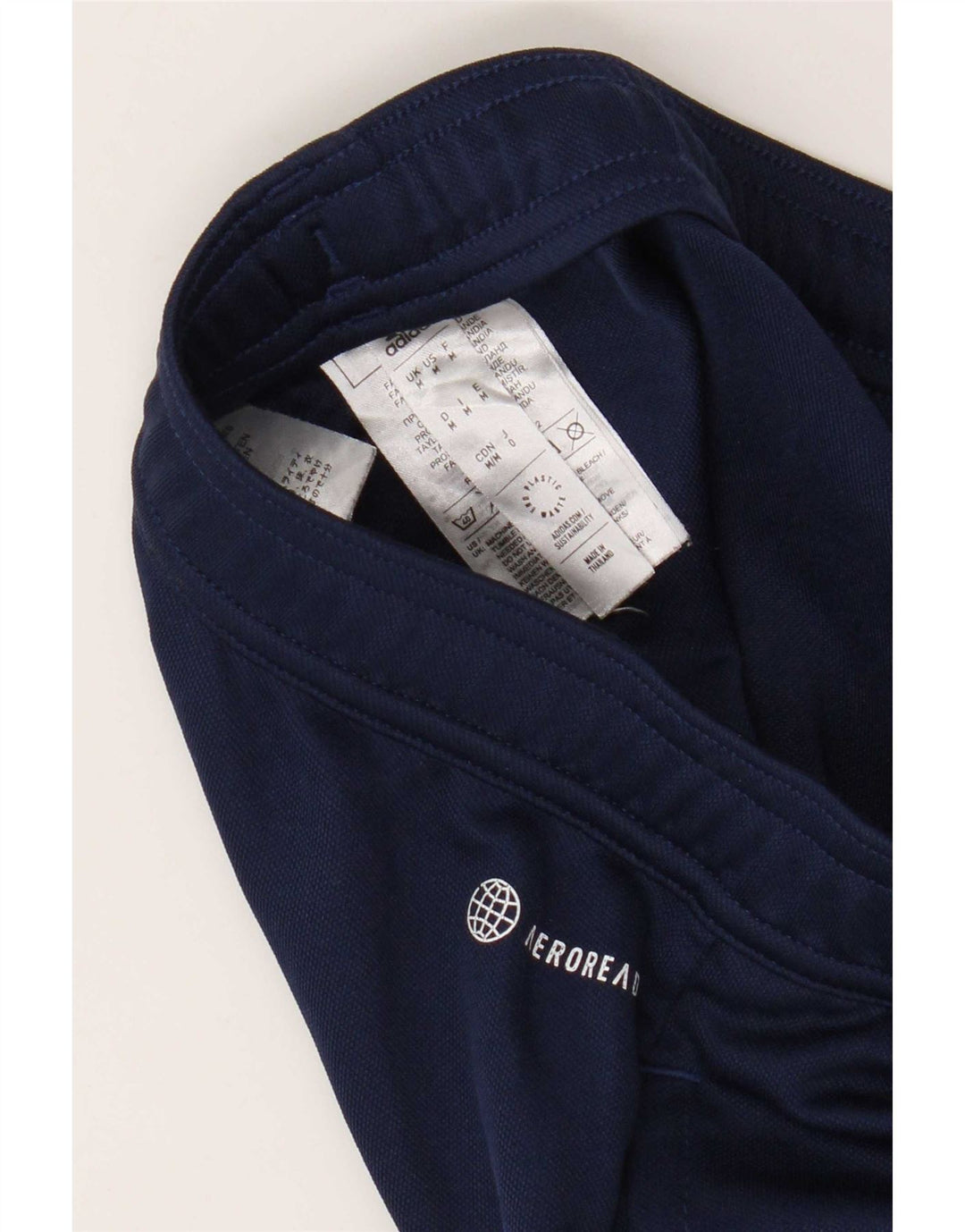 Adidas Mens Aeroready Tracksuit Trousers Medium Navy Blue Polyester