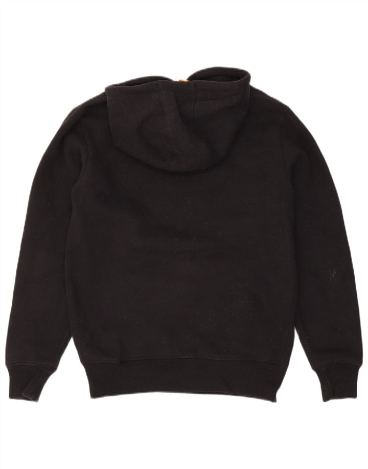 Ellesse Mens Graphic Hoodie Jumper Small Black Cotton