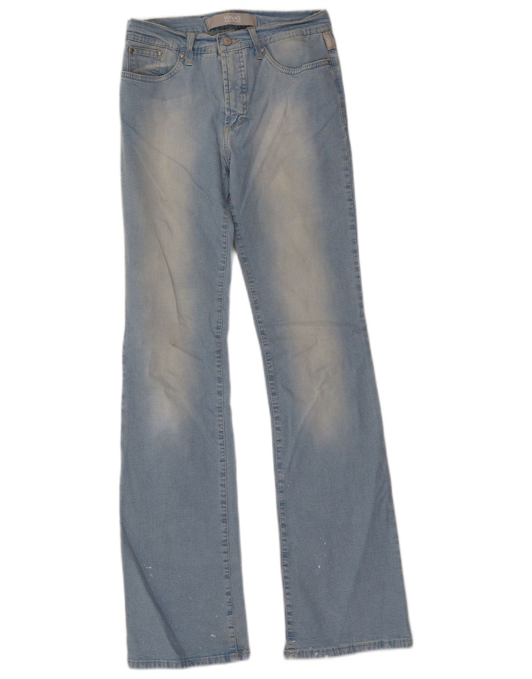 Versace Vaqueros Acampanados W29 L32 Algodón Azul