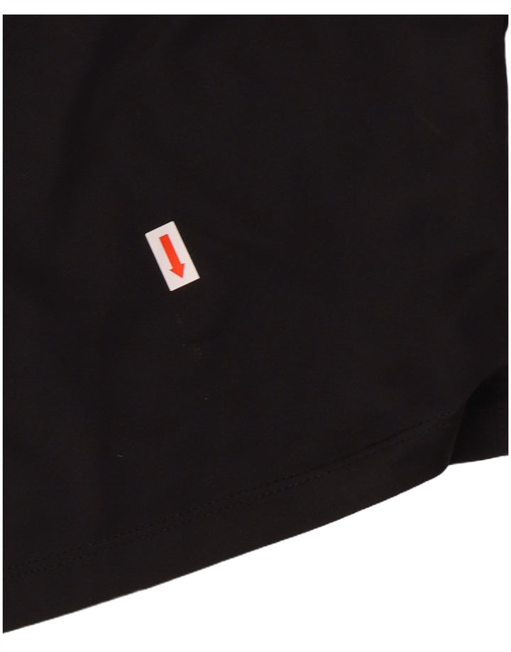 NIKE Damen Dri Fit Sport Shorts UK 14 Medium Schwarz Polyester