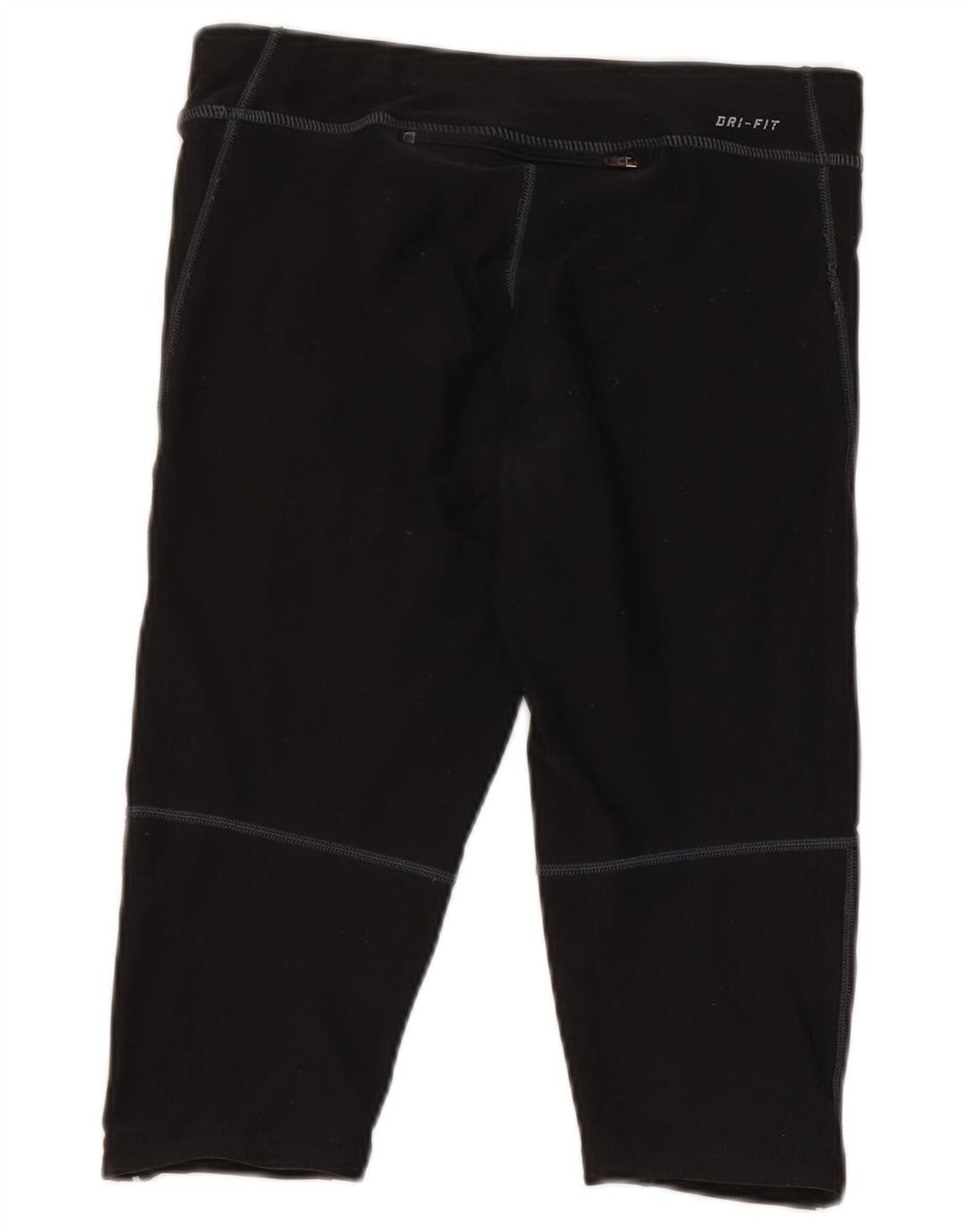 Женские леггинсы-капри Nike Dri Fit UK 10, маленькие черные из полиэстера