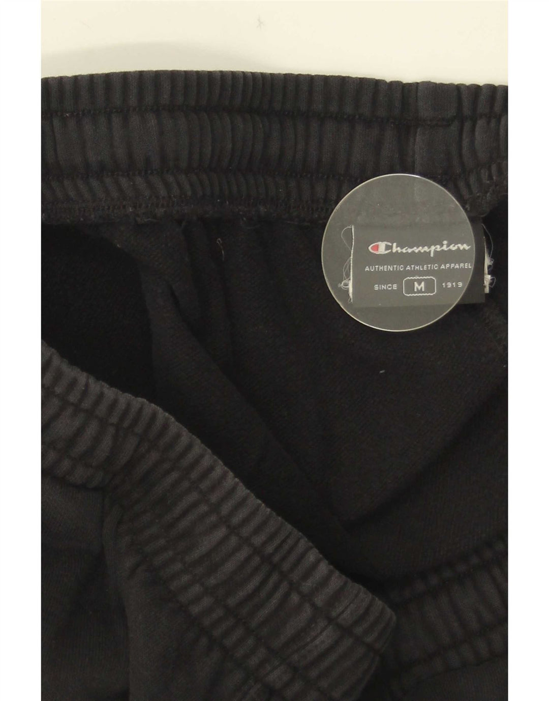 Champion Mens Tracksuit Trousers Medium Black Colourblock Cotton