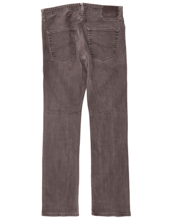 Jack & Jones Straight Jeans til mænd W34 L36 Grå bomuld