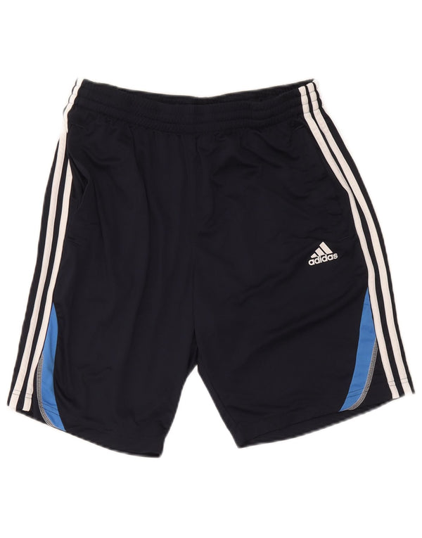 Γυναικείο αθλητικό σορτς Adidas, μεσαίο μπλε ναυτικό, πολυεστέρας