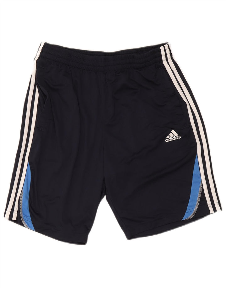 Γυναικείο αθλητικό σορτς Adidas, μεσαίο μπλε ναυτικό, πολυεστέρας