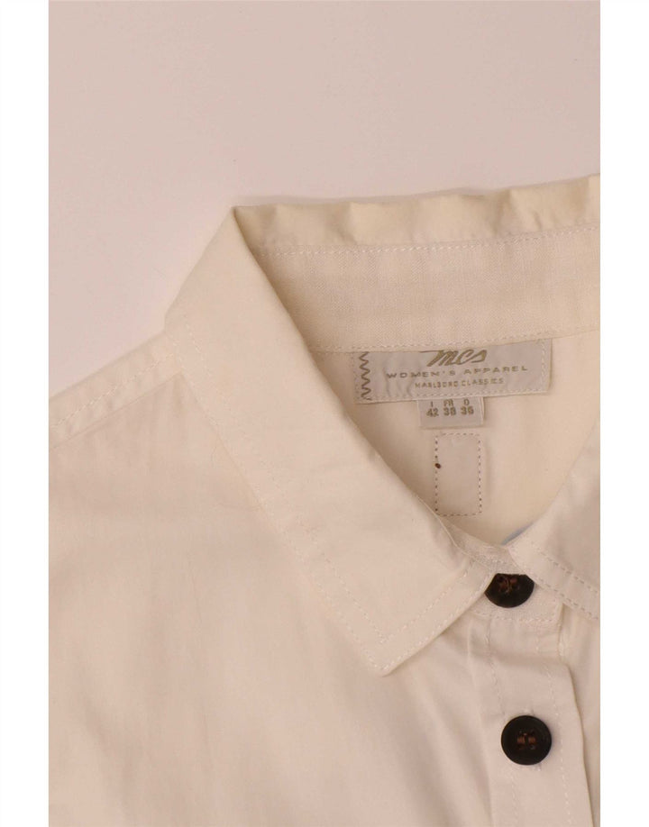 Marlboro Classics Womens Sleeveless Pullover Shirt Dress IT 42 Medium White