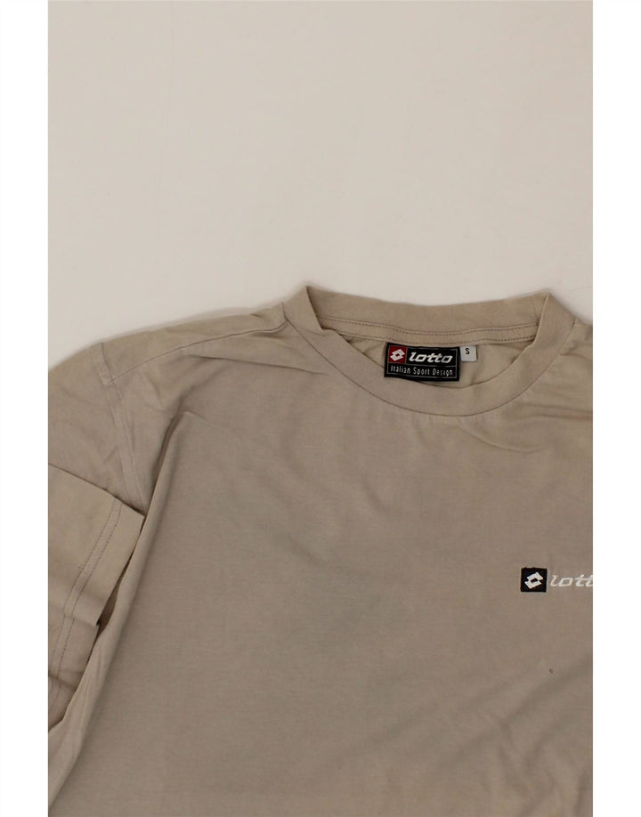 LOTTO Mens T-Shirt Top Small Grey Cotton Vintage Lotto and Second-Hand Lotto from Messina Hembry 