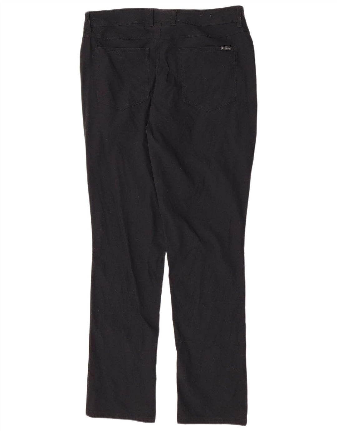 Columbia Mens Regular Casual Trousers W34 L32 Black Nylon