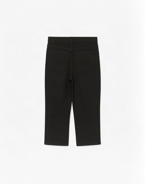 Jeans Capri da donna Marks & Spencer UK 14 medio W30 L22 cotone nero