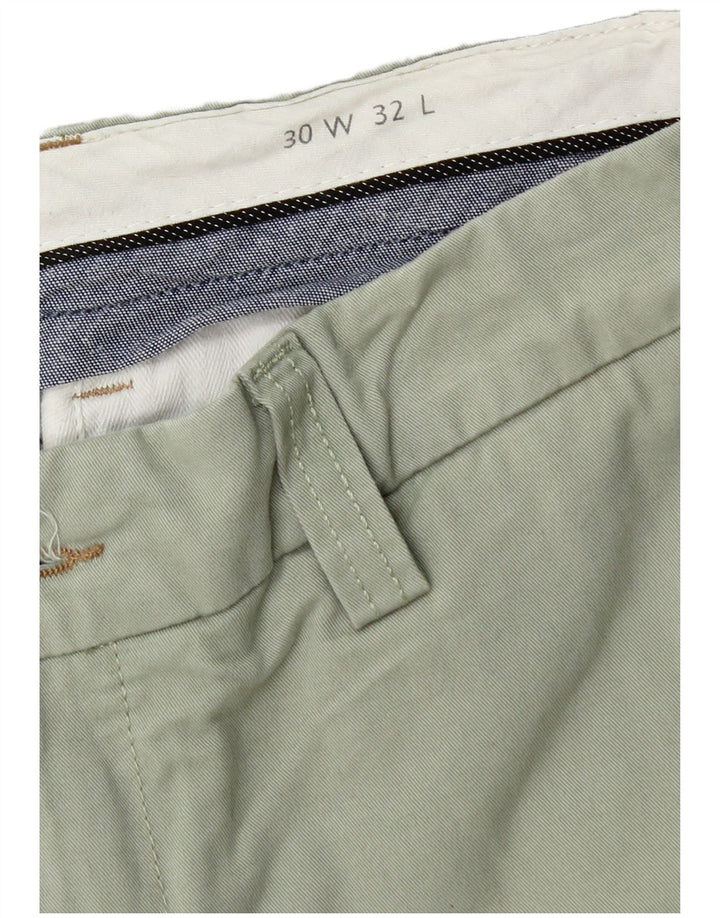 Jack Wills Mens Chino Shorts W30 Medium Green Cotton